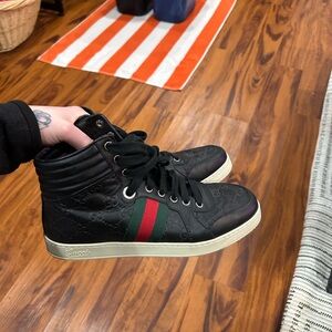 Gucci Black High-Top Sneakers